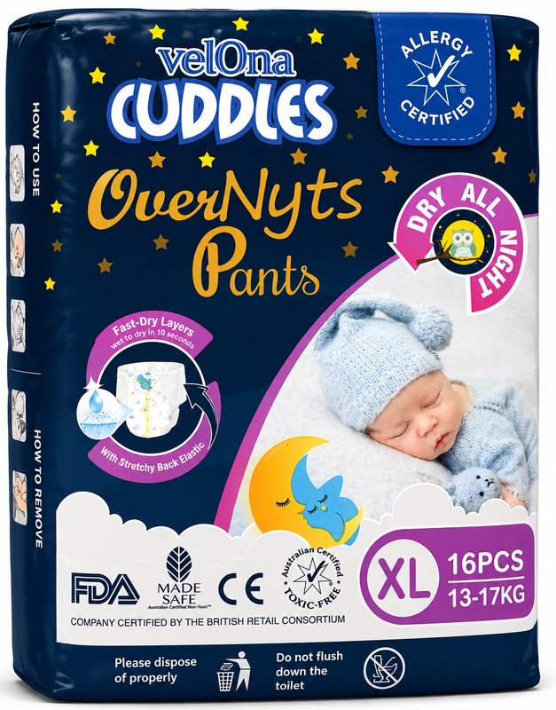 Vellona Cuddles Over Night Pants (XL) 16Pcs
