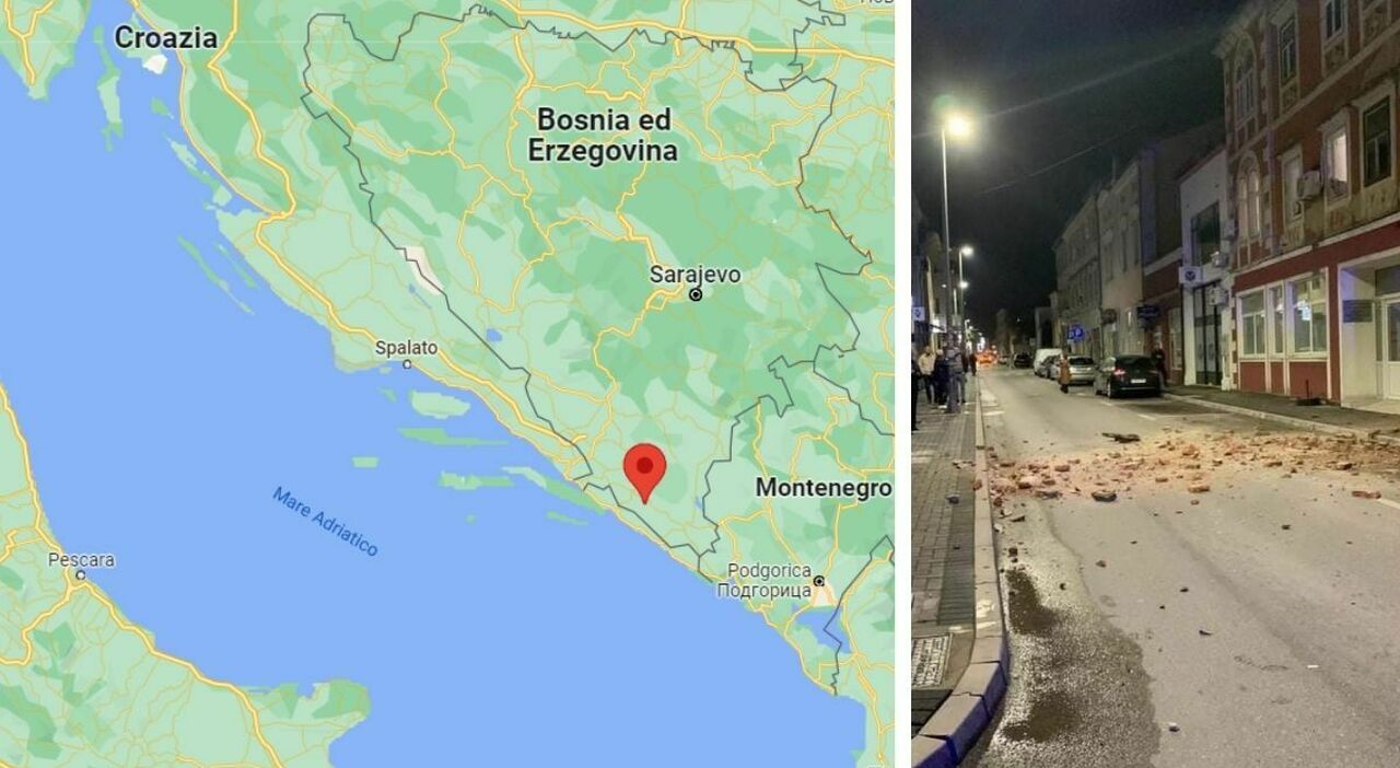 Terremoto Oggi sentito in Italia: Sisma M5,7 epicentro in Bosnia