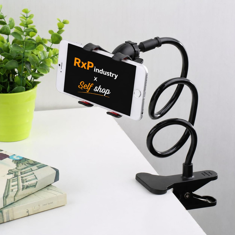 Flexible Gooseneck Phone Holder with Desk Clamp