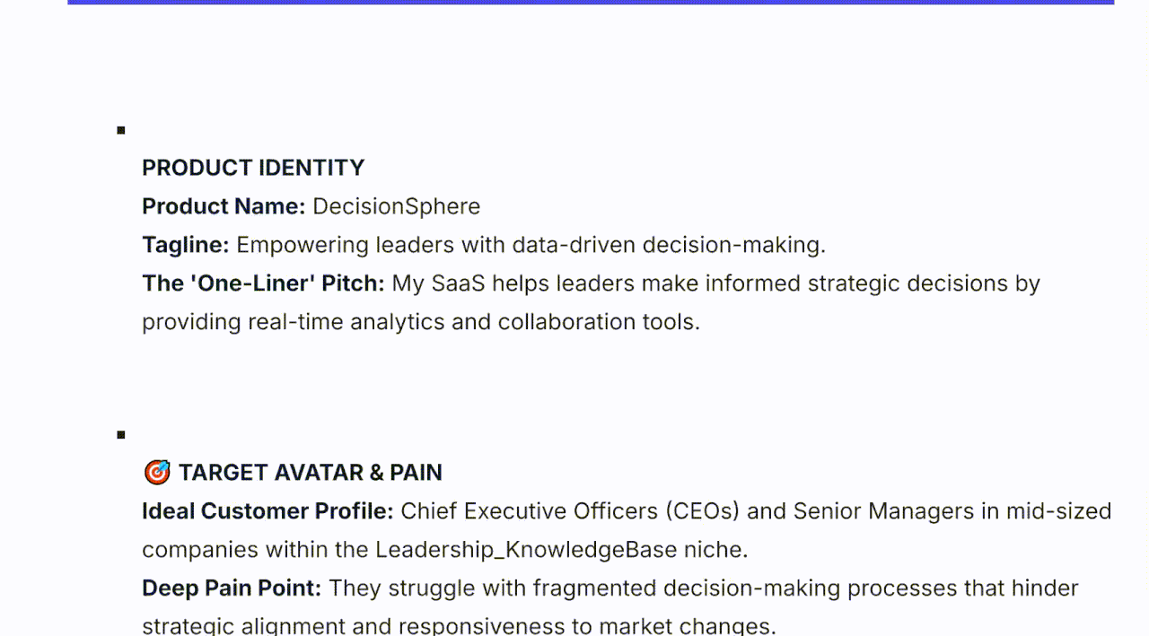 SaaS Idea Preview