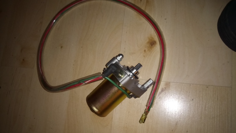 startmotor bedrading