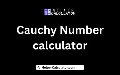Cauchy Number calculator