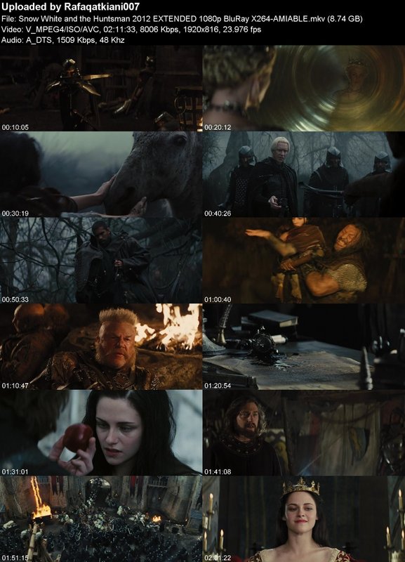 Snow White and the Huntsman 2012 EXTENDED 1080p BluRay X264-AMIABLE