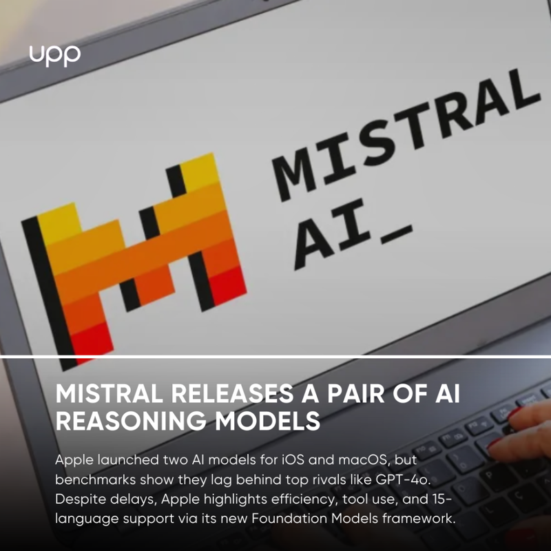 Mistral releases a pair of AI reasoning models