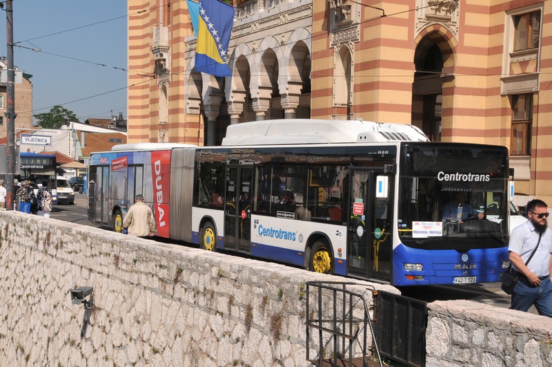 Sarajevski gradski prijevoz Centrotrans-PGS-MAN-Lion-s-City-438-248