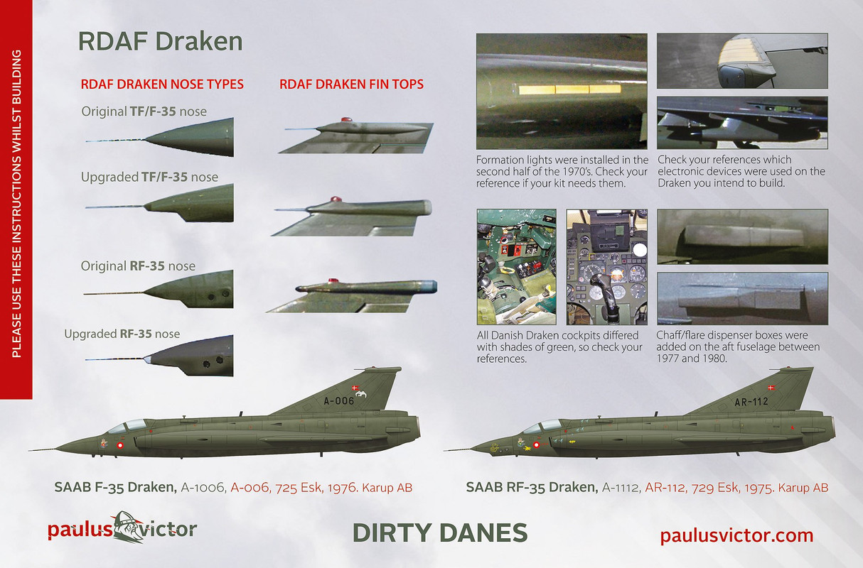 Dirty Danes - Royal Danish Air Force dark green Cold warriors - Page 2 -  Paulus Victor Decals - Britmodeller.com