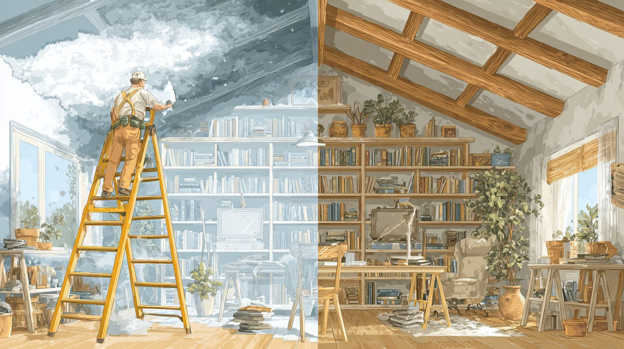 Частые ошибки при уборке потолков и полок и их исправление