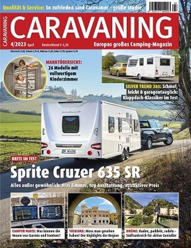 Cover: Caravaning Europas großes Campingmagazin No 04 April 2023