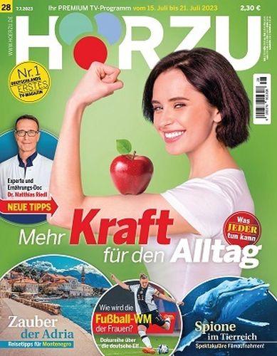 Cover: H&ouml;rzu Fernsehzeitschrift No 28 vom 07  Juli 2023