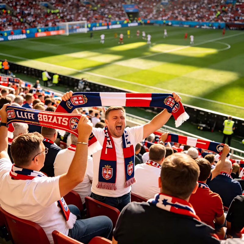 National Flag Soccer Fan Scarf - Product Detail
