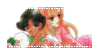Utena sitting with Anthy