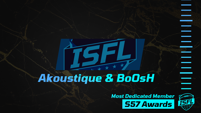 034 ISFL most dedicated member WIN
