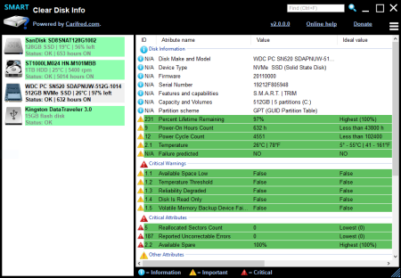 Clear Disk Info 2.3.2 Clear Disk Info 2.3.2