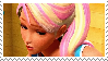 A stamp of Barbie from a mermaids tale