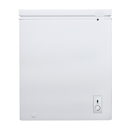 Freezer horizontal Frigidaire de 5 pies cúbicos color blanco con luz LED y cerradura