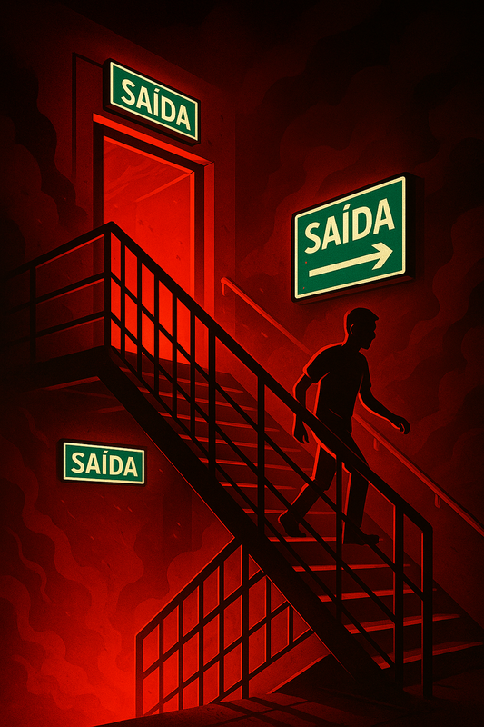 🧯 Evacuação sem Pânico: O que Fazer Quando o Alarme de Incêndio Toca