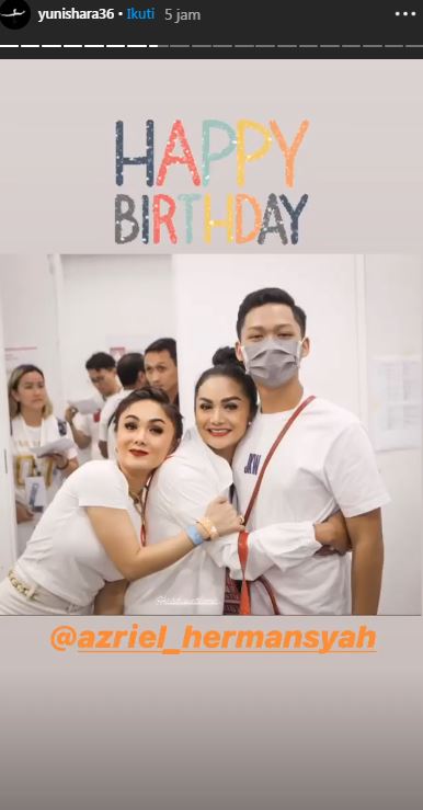 Yuni Shara ucapkan selamat ulang tahun untuk Azriel