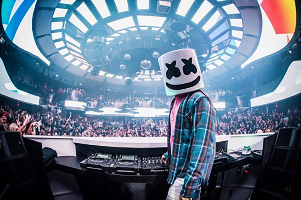 Marshmello in nightclub