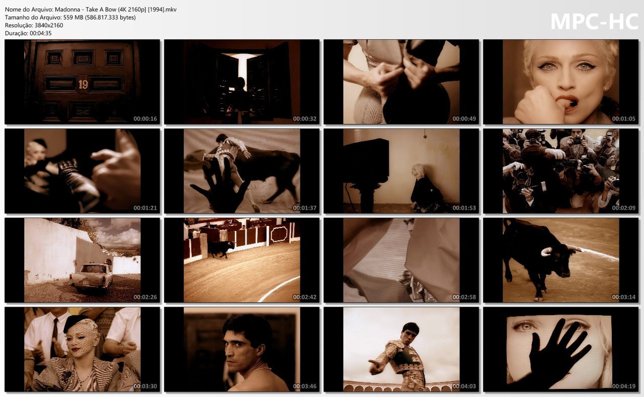 Madonna - Take A Bow (Official Video 4K 2160p] [1994]