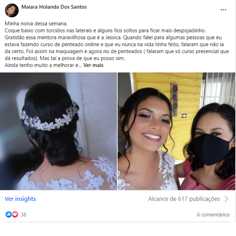 Depoimento de aluna do Método JC