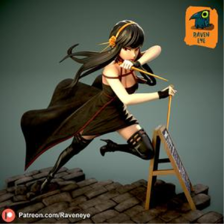 Raven Eye – Yor Forger Spy x Family – 3D Print Model