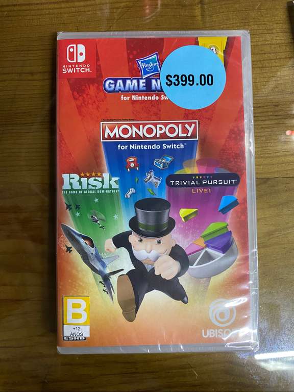 Walmart: Game Night (Monopoly, Trivial Pursuit y Risk) | Nintendo Switch | 
