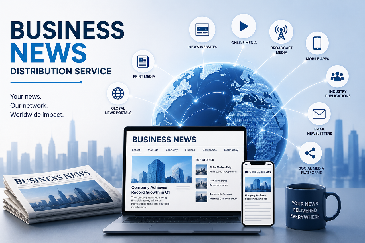 Business news distribution service