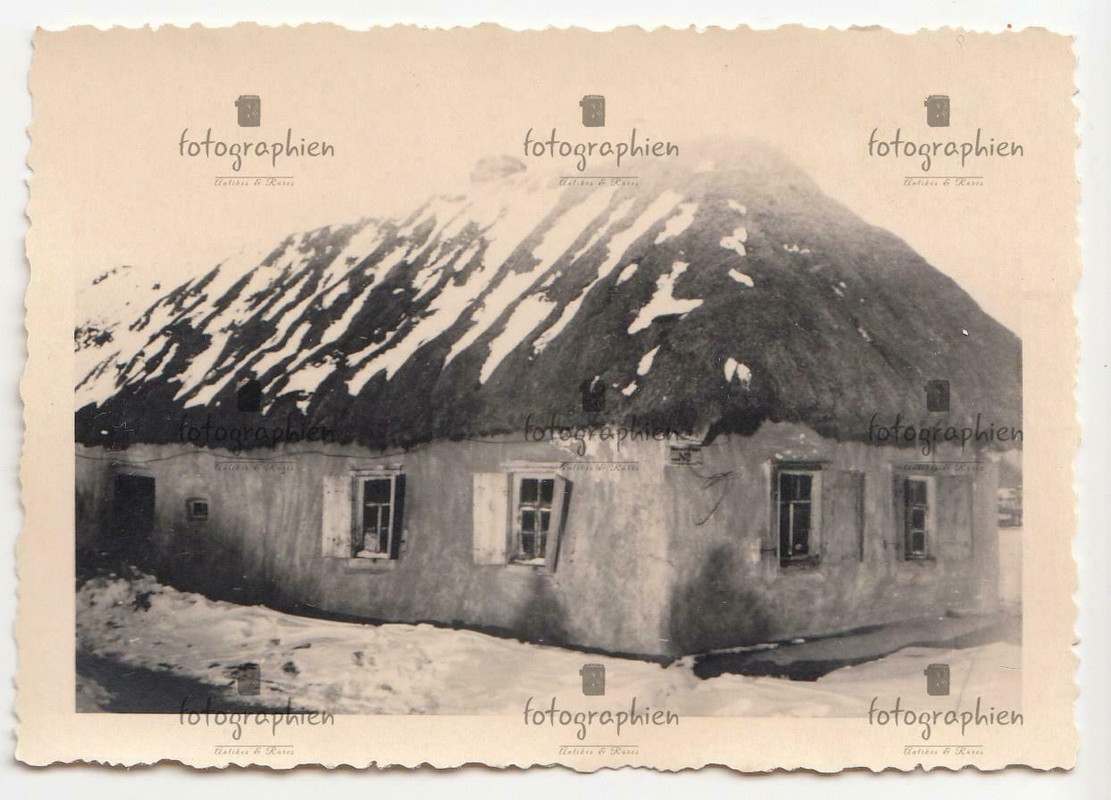 Foto Ukraine Jurjiwka Haus Gebäude Hütten Dorfansicht 1941