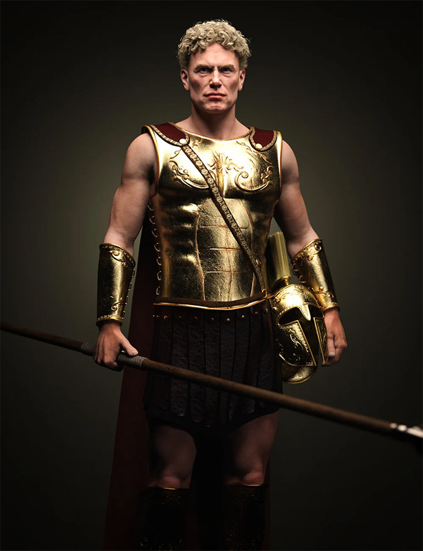 (FILLED) Achilles And The Myrmidons Armor Bundle - Free Daz 3D Models