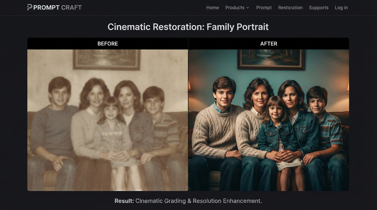 AI-generated example result for the upscaling prompt: Everyday Snapshot to Movie-Style Cinematic AI Prompts for Image Upscaling by Prompt Craft