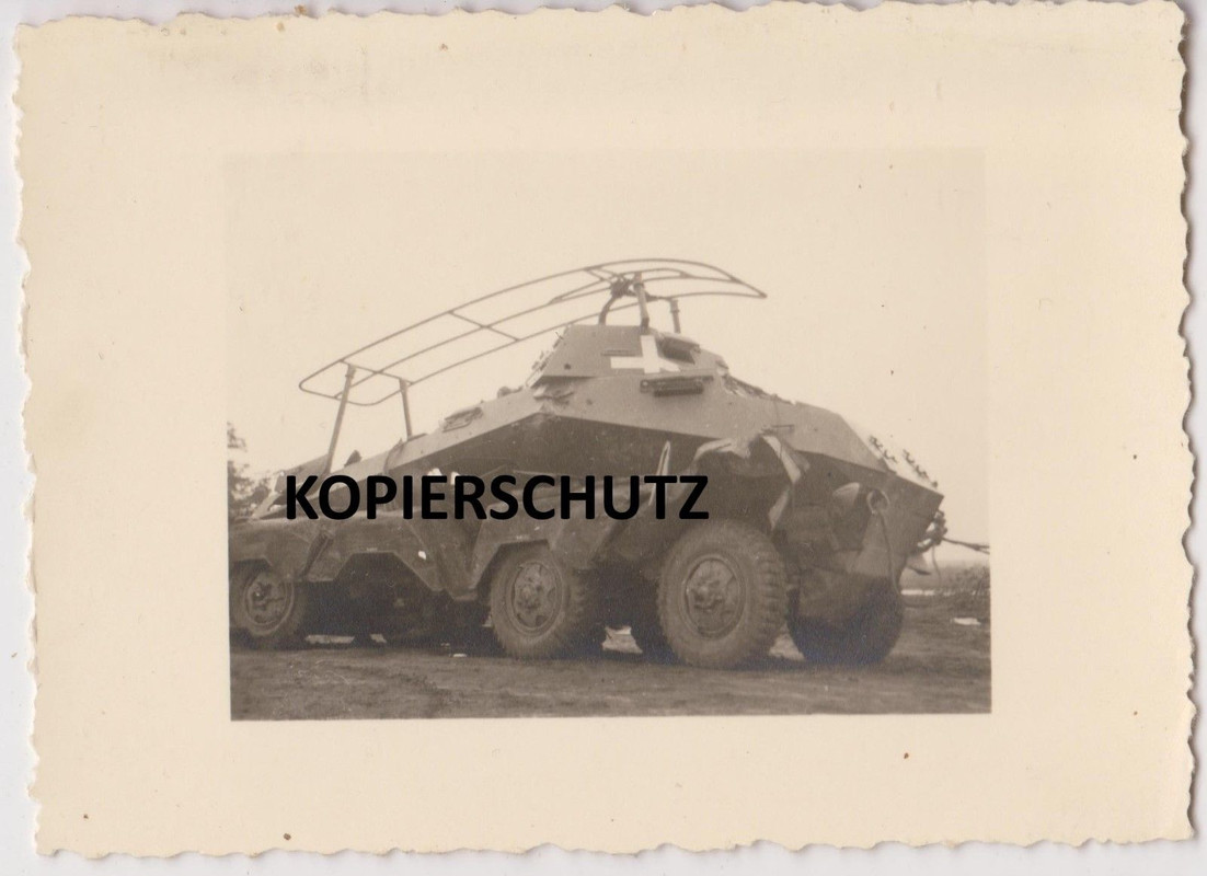 Sdkfz 232 8 Rad Panzer Spähwagen Polen Kennung Schutzmütze Balke