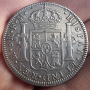 8 Reales 1790. Carlos IV. México. Busto Carlos III Ordinal IIII 20190320-103122b
