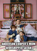 Anderson Coopers mom worshipped satan