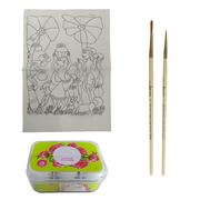 Penkraft Santhal Painting on Tote Bag DIY Kit | Complete DIY Craft Kit for Beginners & Hobby Artists