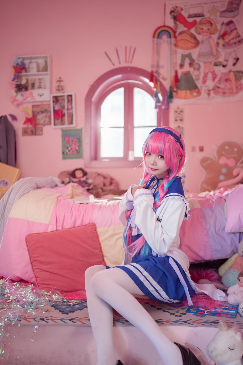 艾西Aiwest 湊阿库娅私服Cosplay写真图集 虚拟主播高清美图 55P (274.4M)插图3