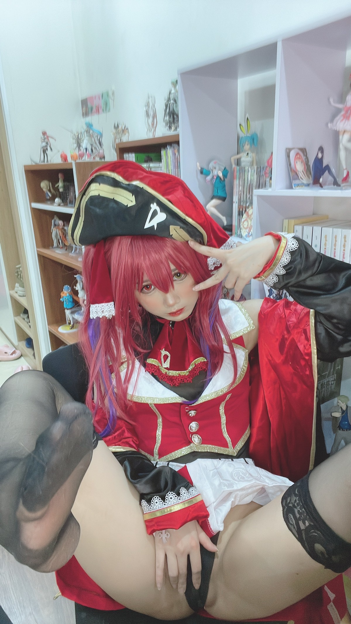 PoppaChan Houshou Marine Cosplay Collection (Hololive) – 94 Photos 427MB插图9