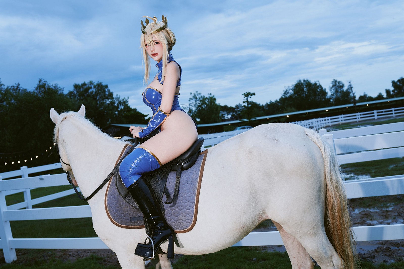 Puy Puy – Artoria Lancer Fate/Grand Order Cosplay 写真+视频（180P+22V-496MB）插图9