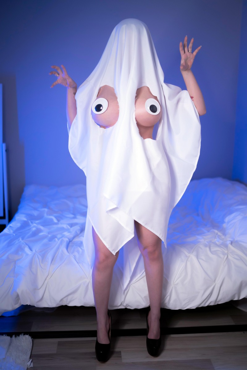 Hana Bunny 幽灵主题 Cosplay写真｜Ghost Hana 高清图片合集[28P-29.3M]