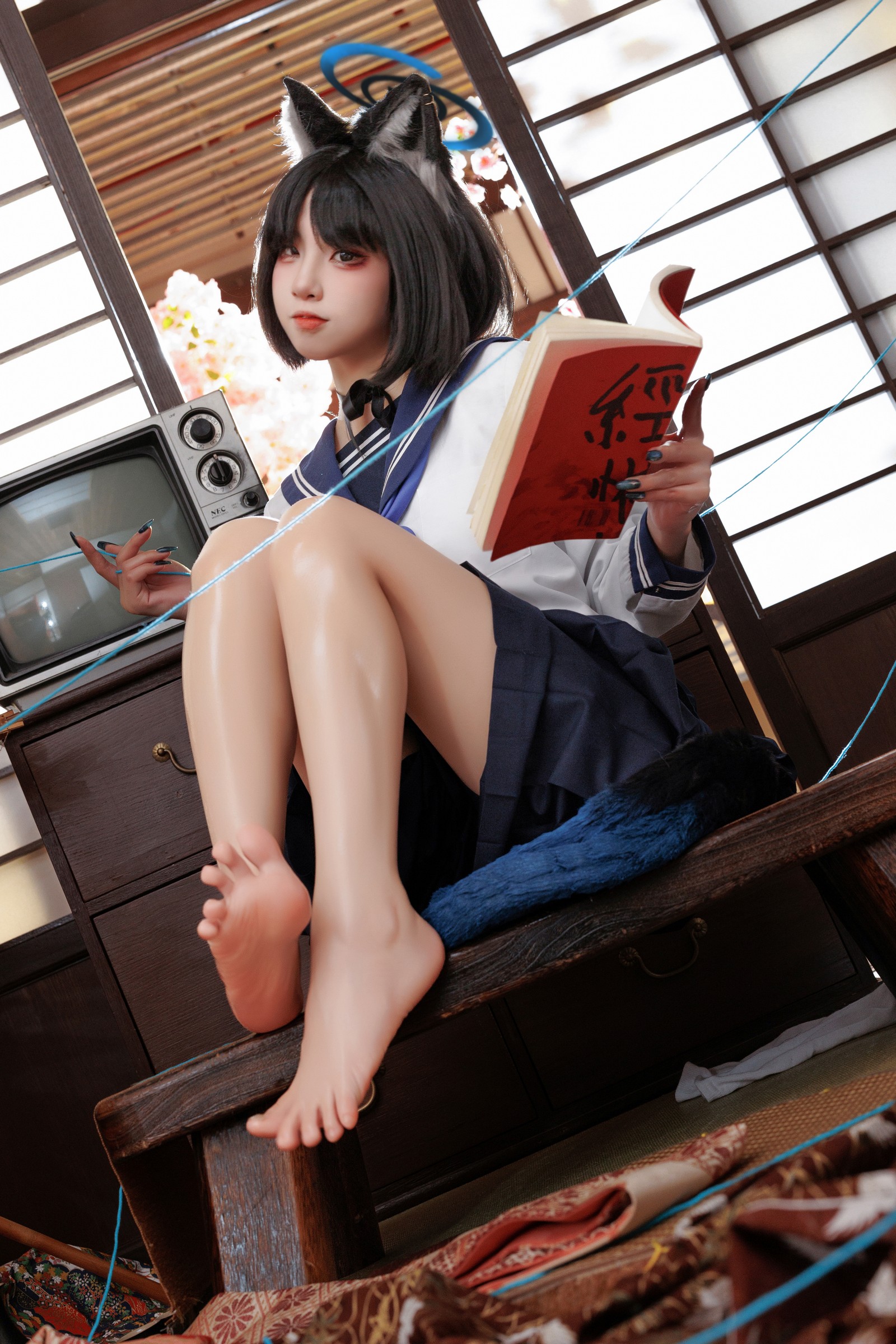 纸悦Etsu_ko《桔梗毛线团》萌系写真合集｜温暖治愈主题图集[25P-190.8M]插图2