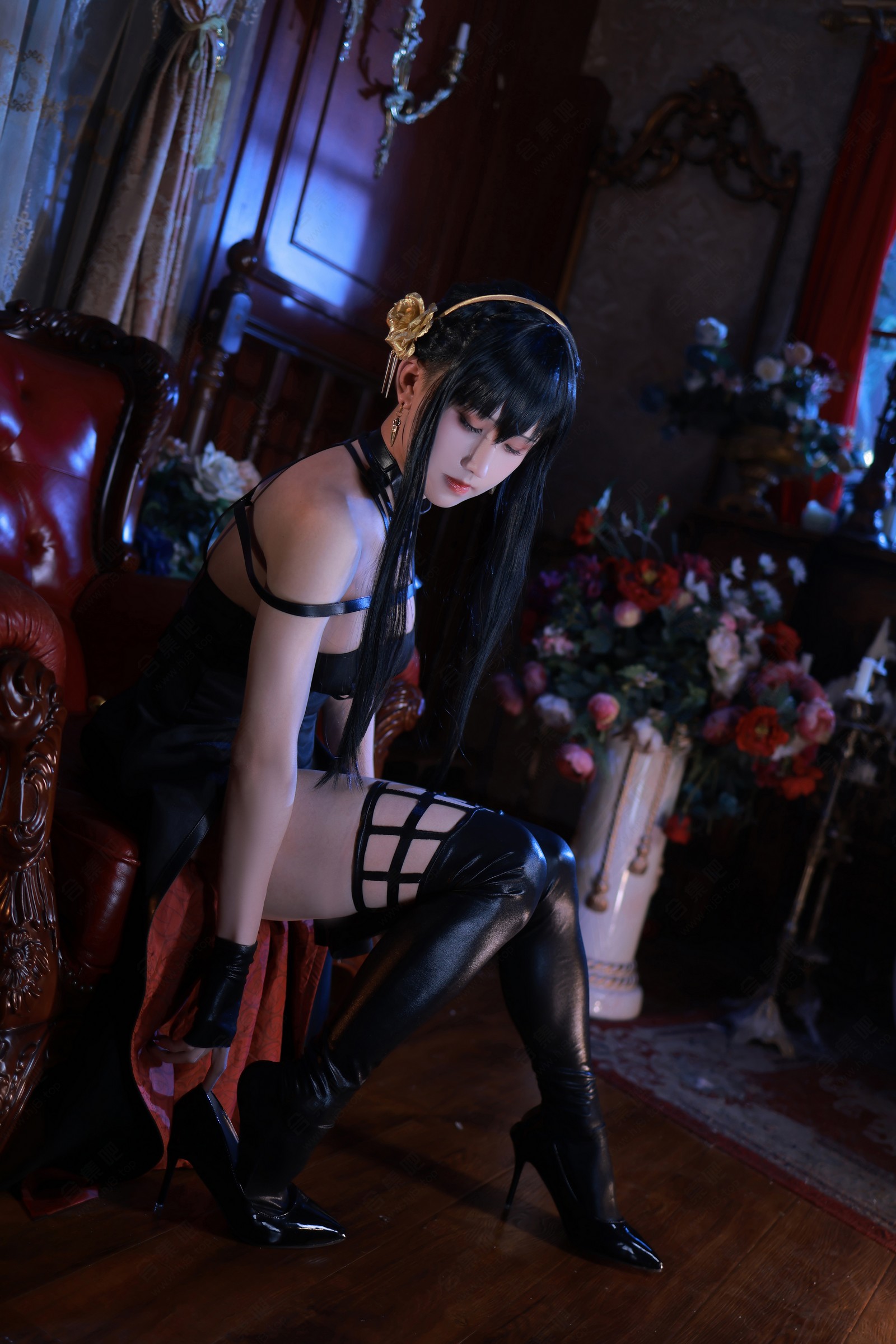 桜满三时 – 约尔 礼服 Cosplay 高清写真集（46P-418.2MB）精美服饰插图4