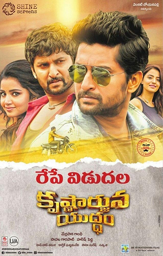 Krishnarjuna Yuddham (2018) Hindi Dubbed HDRip 500MB Download