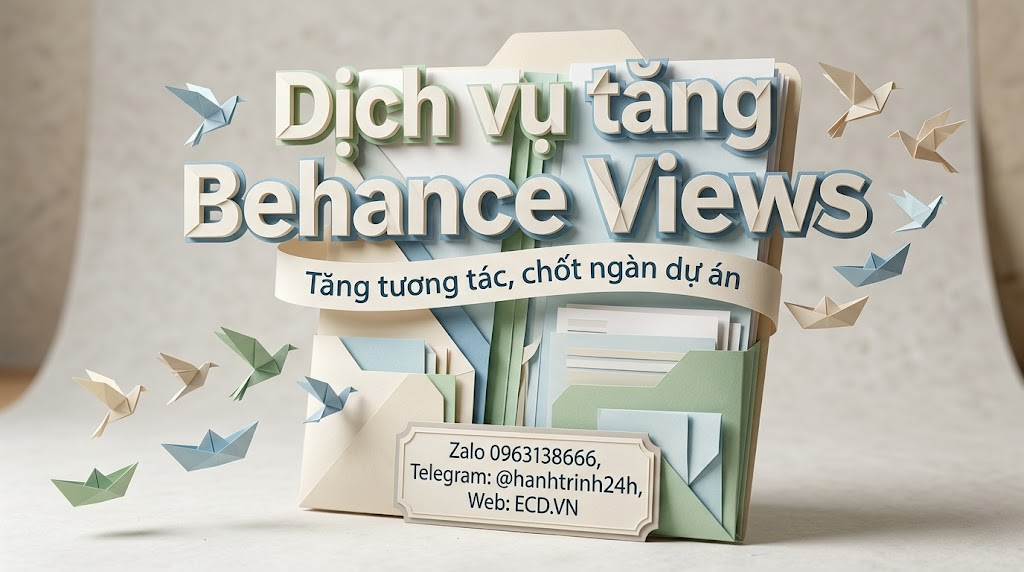 tăng behance views 2024 adobe behance