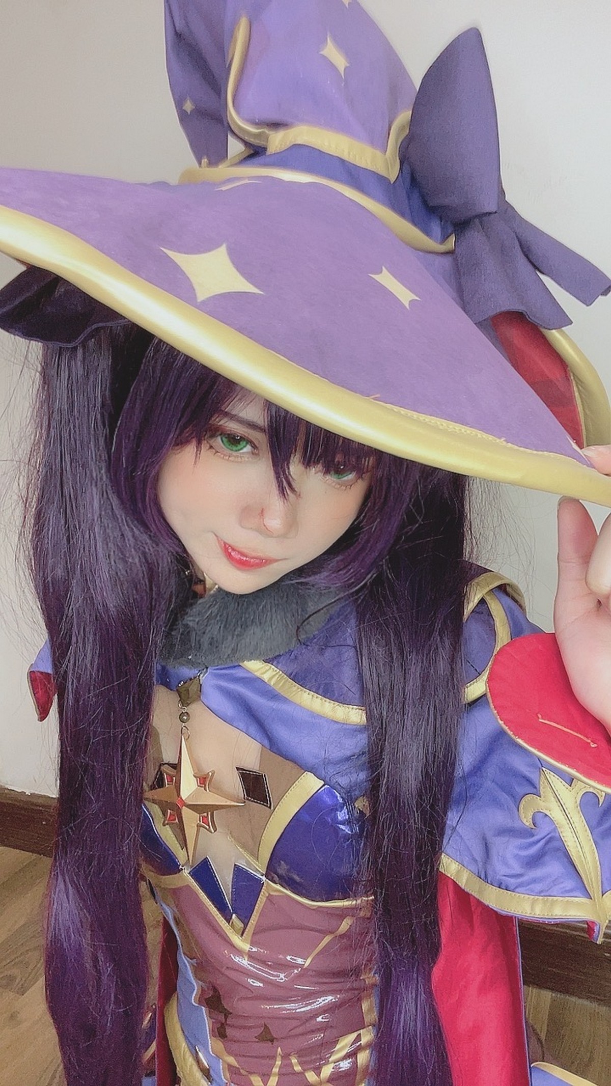 PoppaChan Mona Cosplay (Genshin Impact) HD Set – 53 Photos 20MB插图4