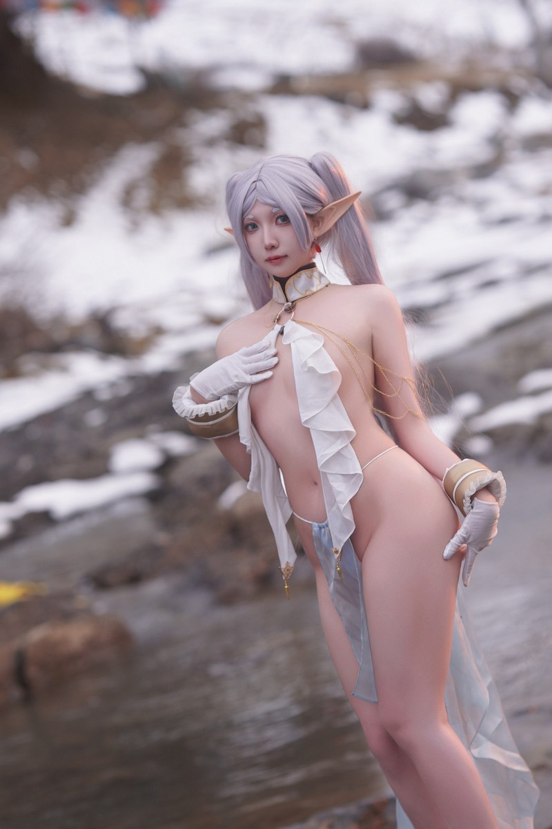 小和甜酒 & 橙风千雅 葬送的芙莉莲 菲伦×芙莉莲 Cosplay 高清图包 [88P-569.1M]插图5