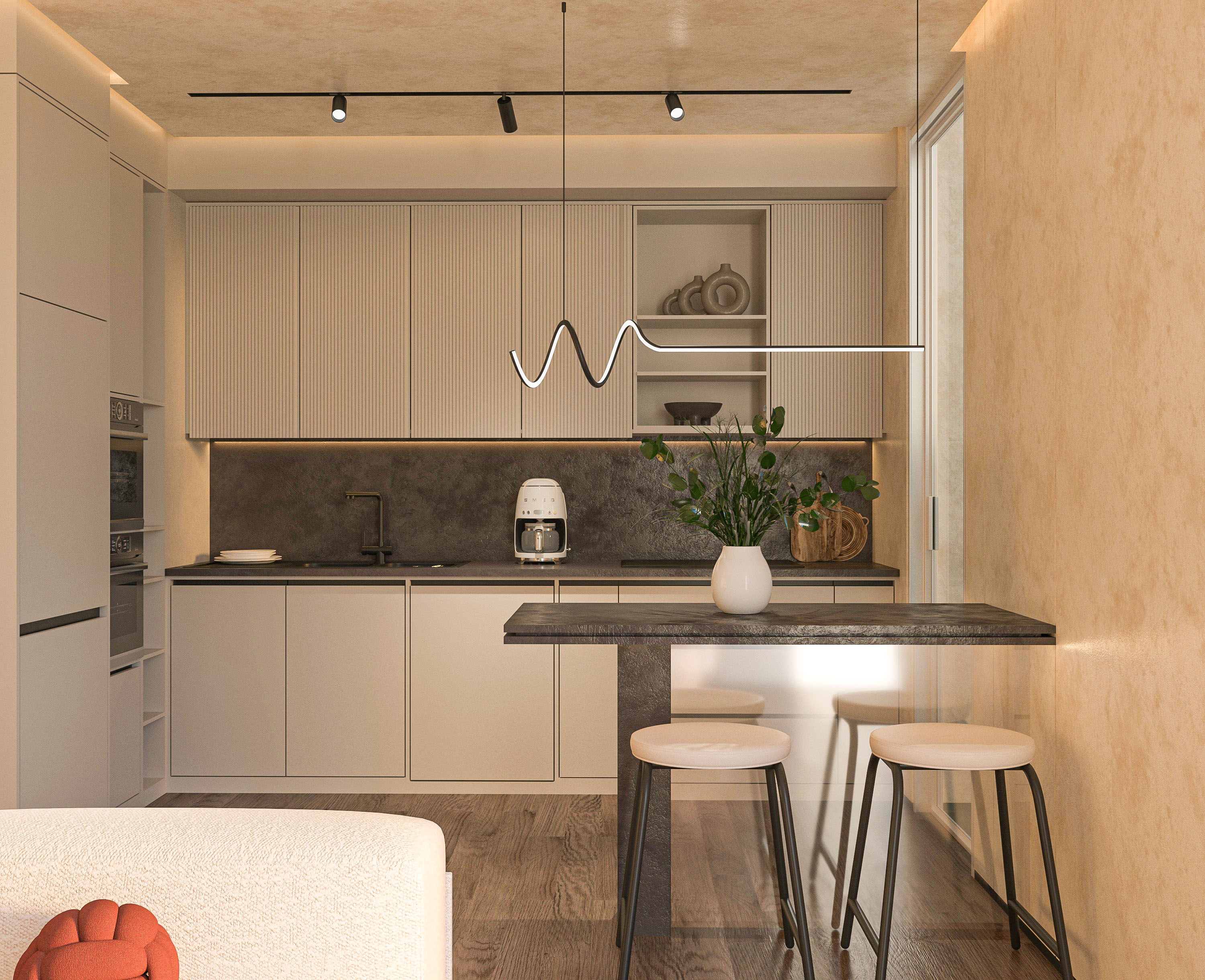 render of lighting design