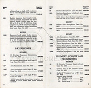 1975 trumpet price list shows 3 bores available for radial