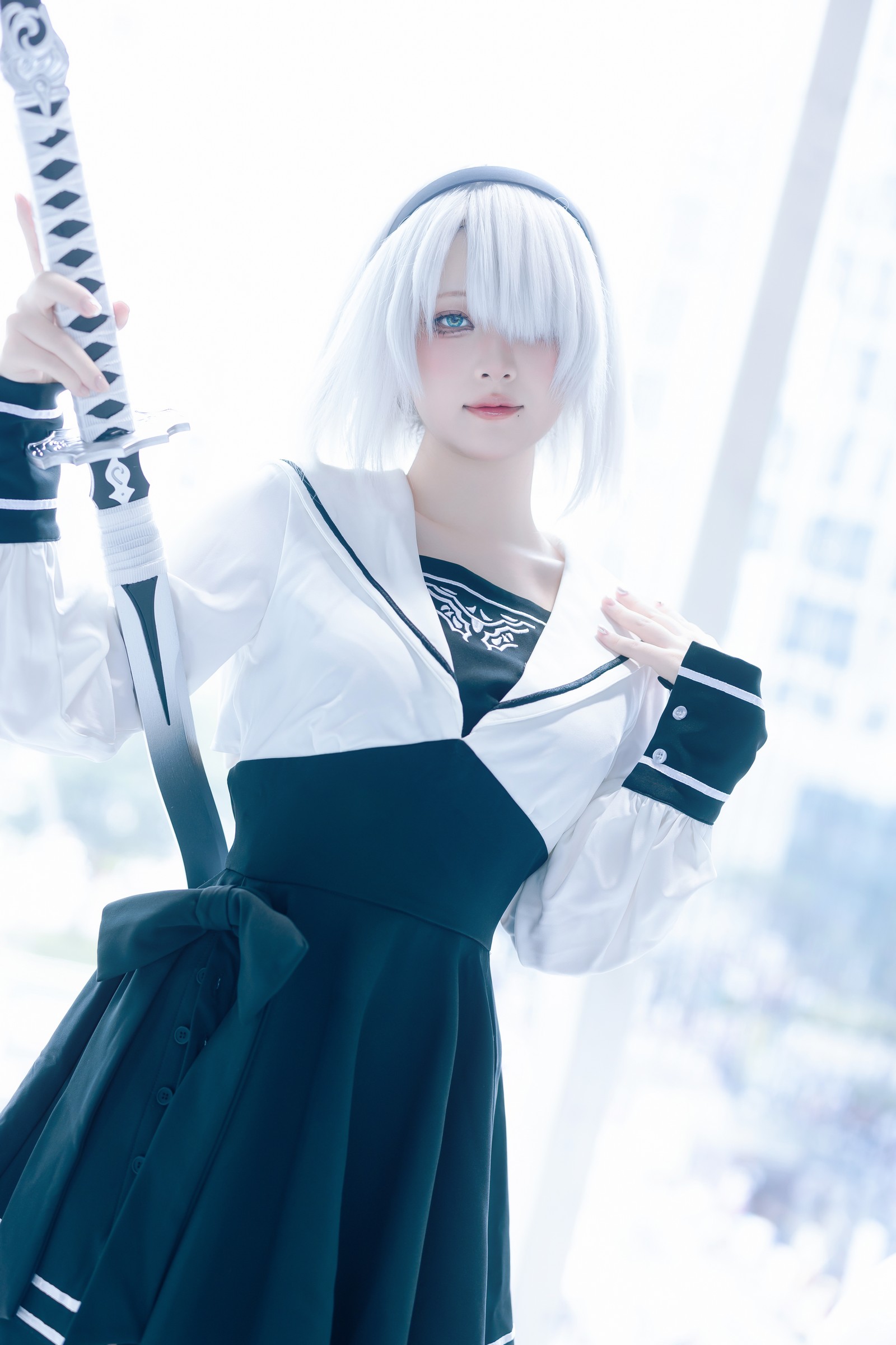 屿鱼 Yuyu 2B 萤火虫场照 Cosplay 写真合集（16P｜96MB）插图8