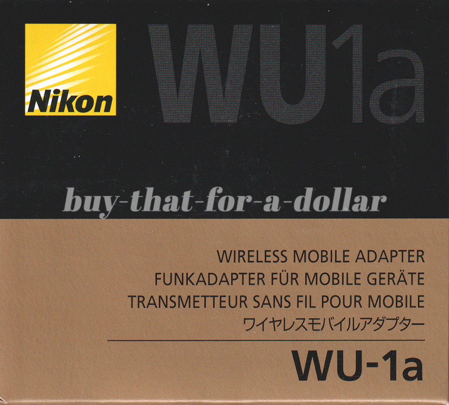 *NEW*NIKON WU-1a Wireless Mobile Adapter-D3200 D3300 D5200 D5300 D7100  P7800 Df - Main Image