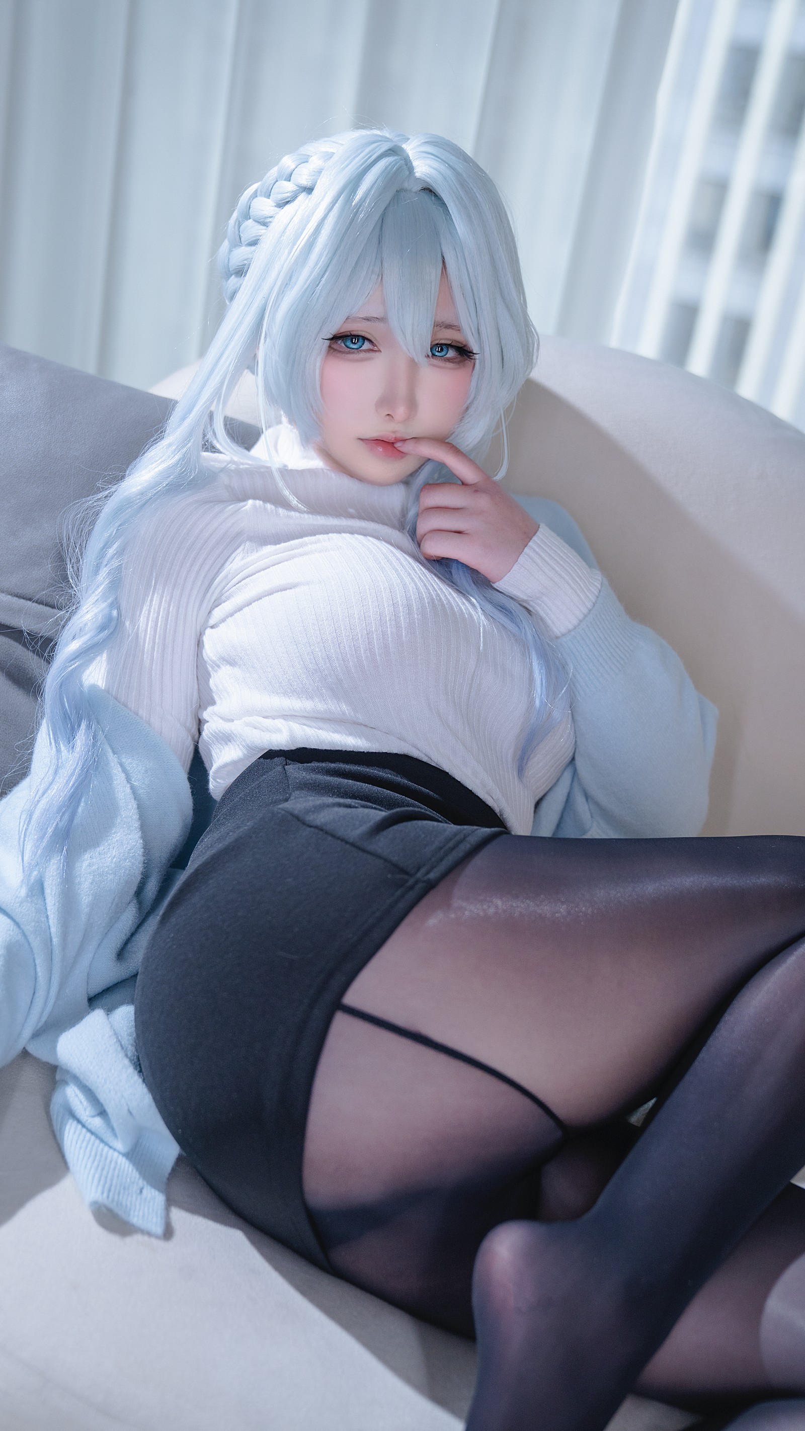 樱梨梨 雪女 Cosplay 写真图集｜高清日系风格摄影（32P｜178MB）插图7