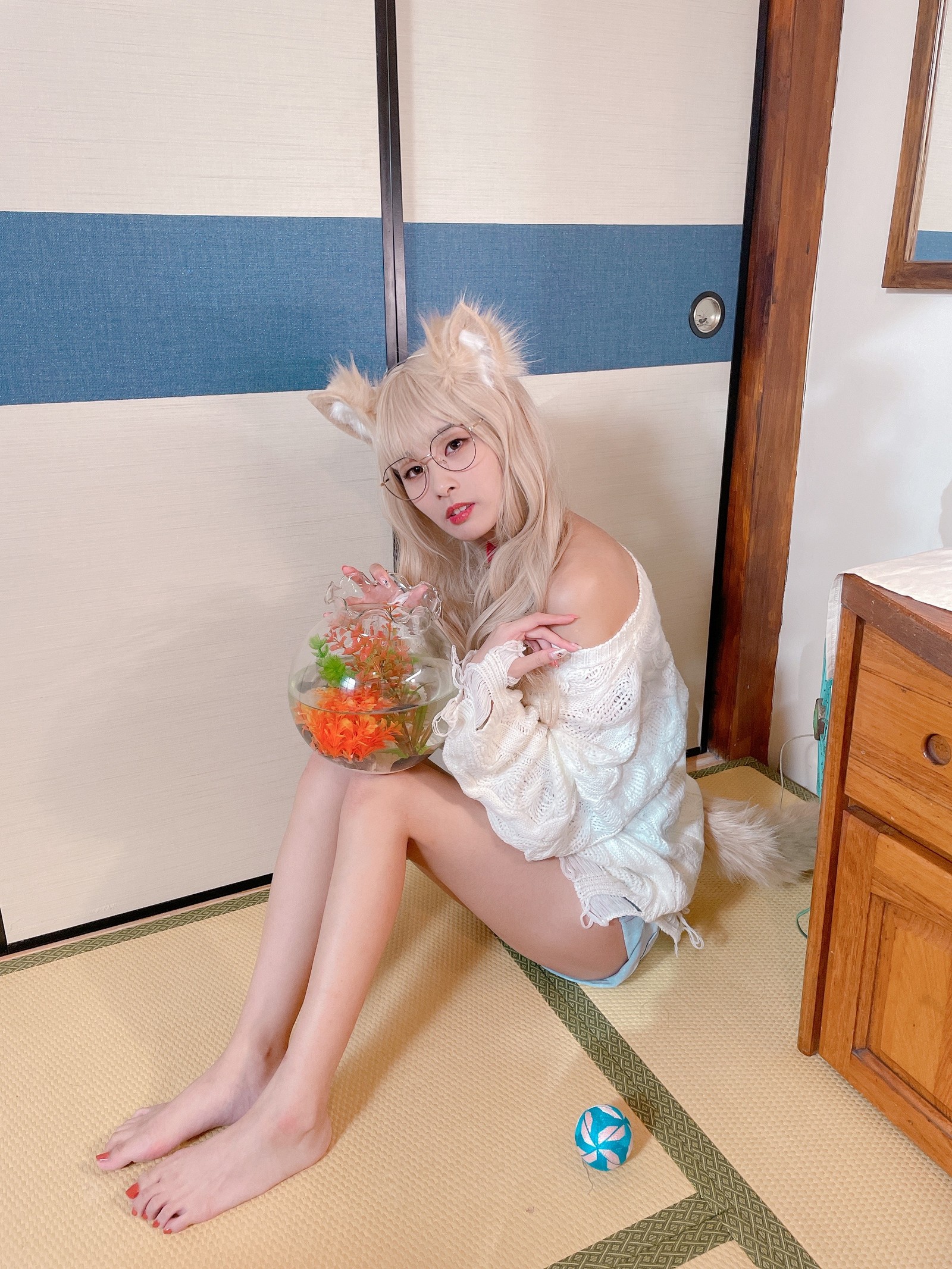 泥泥汝 猫女 主题 Cosplay 写真＋视频合集｜高质量图集（372P｜12V｜1.09GB）插图1